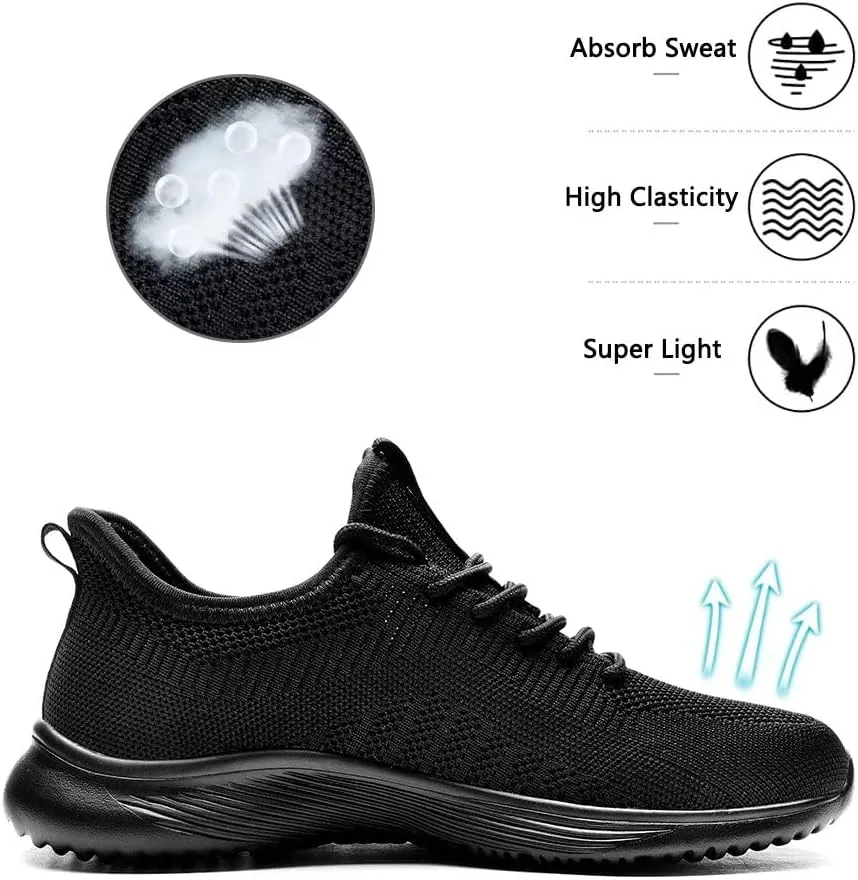 Lamincoa Womens Walking Shoes Slip On Lightweight Memory Foam Cheer Sneakers for Tennis Gym Running Workout Yoga