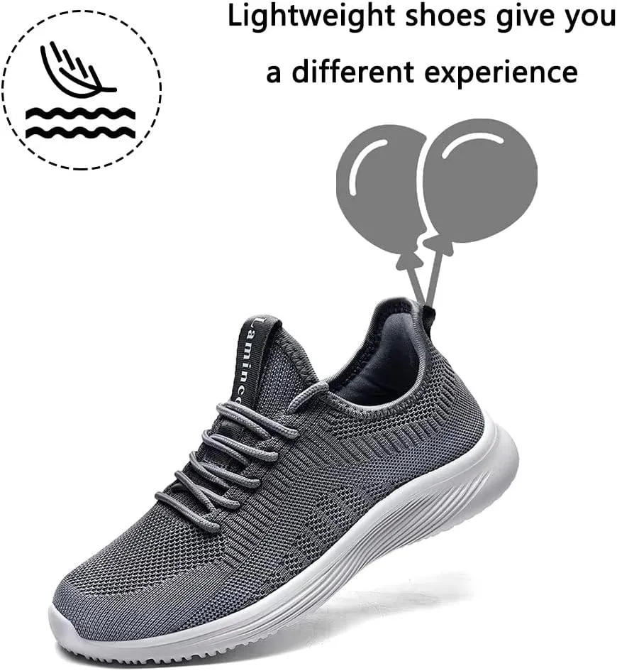 Lamincoa Womens Walking Shoes Slip On Lightweight Memory Foam Cheer Sneakers for Tennis Gym Running Workout Yoga