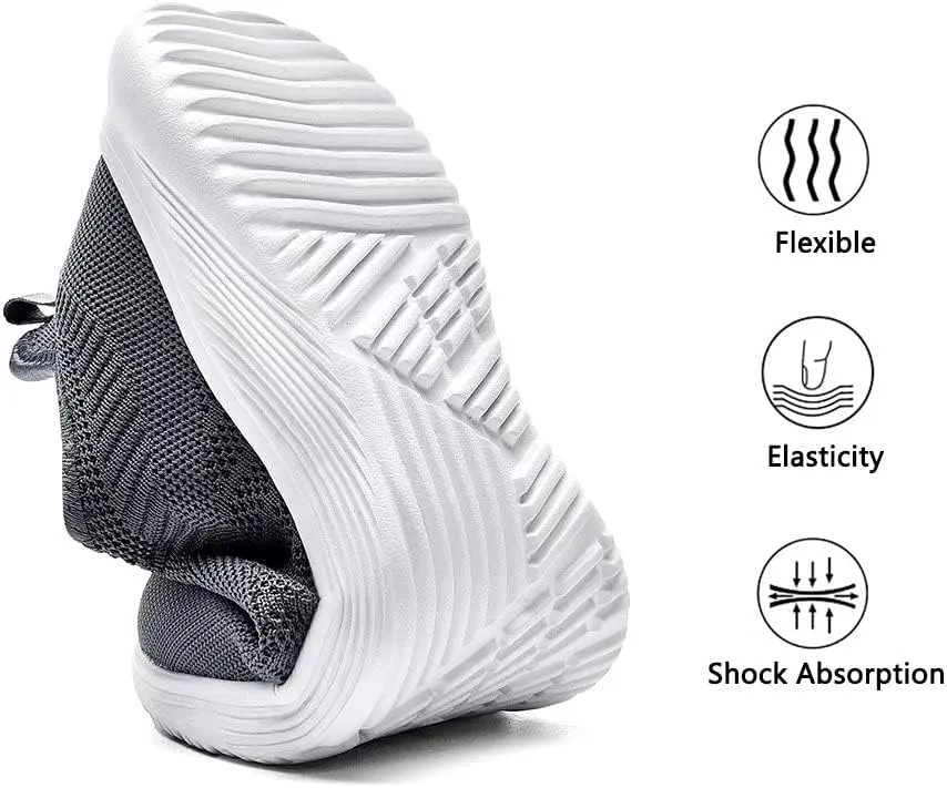 Lamincoa Womens Walking Shoes Slip On Lightweight Memory Foam Cheer Sneakers for Tennis Gym Running Workout Yoga