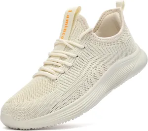 Lamincoa Womens Walking Shoes Slip On Lightweight Memory Foam Cheer Sneakers for Tennis Gym Running Workout Yoga