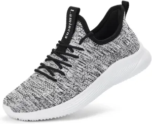 Lamincoa Womens Walking Shoes Slip On Lightweight Memory Foam Cheer Sneakers for Tennis Gym Running Workout Yoga