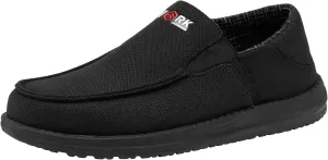 LARNMERN Steel Toe Slip On Work Shoes Mens Safety Sneakers Walking Shoe Lightweight Steel Toe Loafers