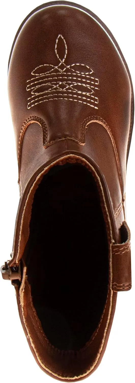 Laura Ashley Girls' Cowgirl Boots - Western Glitter Cowboy Boots (Toddler/Little Girl)