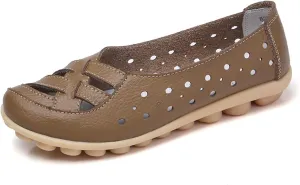 Loafer Casual Flats for Women Penny Comfort Slip On Shoes Wide Width Walking Orthopedic Loafers Comfortable Moccasins Breathable Lightweight Round Toe Nurse Loafer Driving Walking Flat Work Shoes