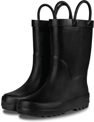 Lone Cone Premium Natural Rubber Rain Boots for Toddlers and Kids with Solid Design
