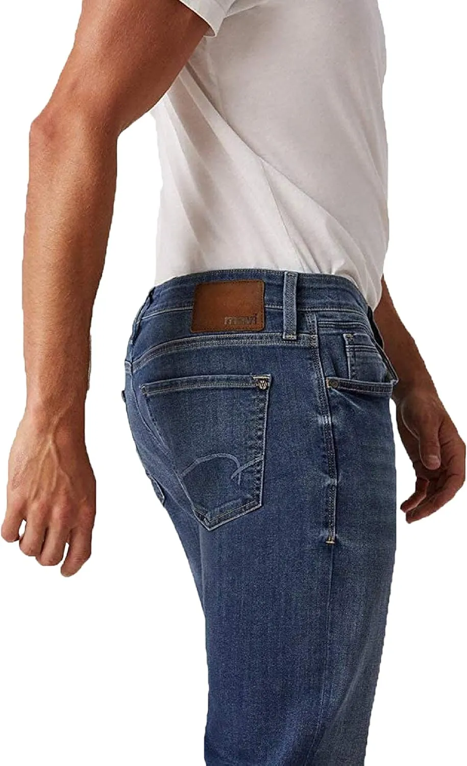 Mavi Men's Jake Regular-Rise Tapered Slim Fit Jeans