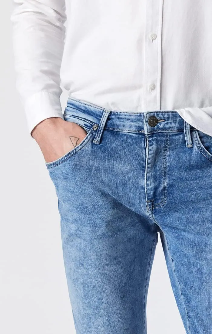 Mavi Men's Jake Regular-Rise Tapered Slim Fit Jeans