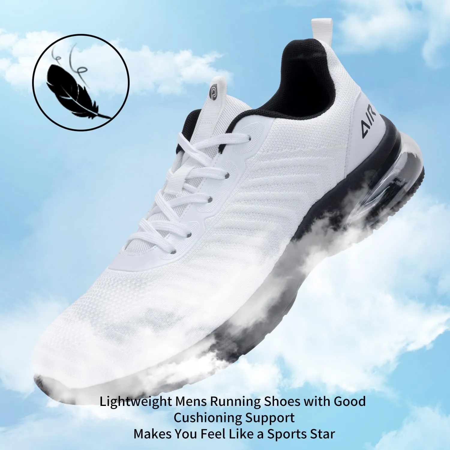 Men's Air Athletic Running Tennis Shoes Fashion Trail Sport Gym Jogging Walking Fitness Sneaker US 7-12.5