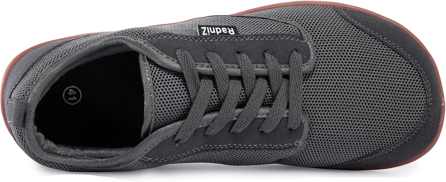 Mens Barefoot Trail Running Shoes Walking Wide Toe Box Zero Drop Minimalist Shoes Wide Fashion Sneakers for Men