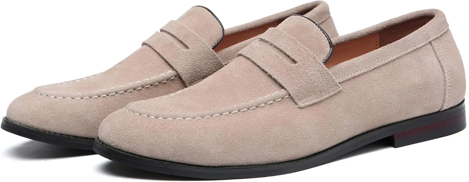 Mens Driving Moccasins Penny Slip On Loafers Classic Comfortable Casual Driving Shoes Boat Shoes for Men
