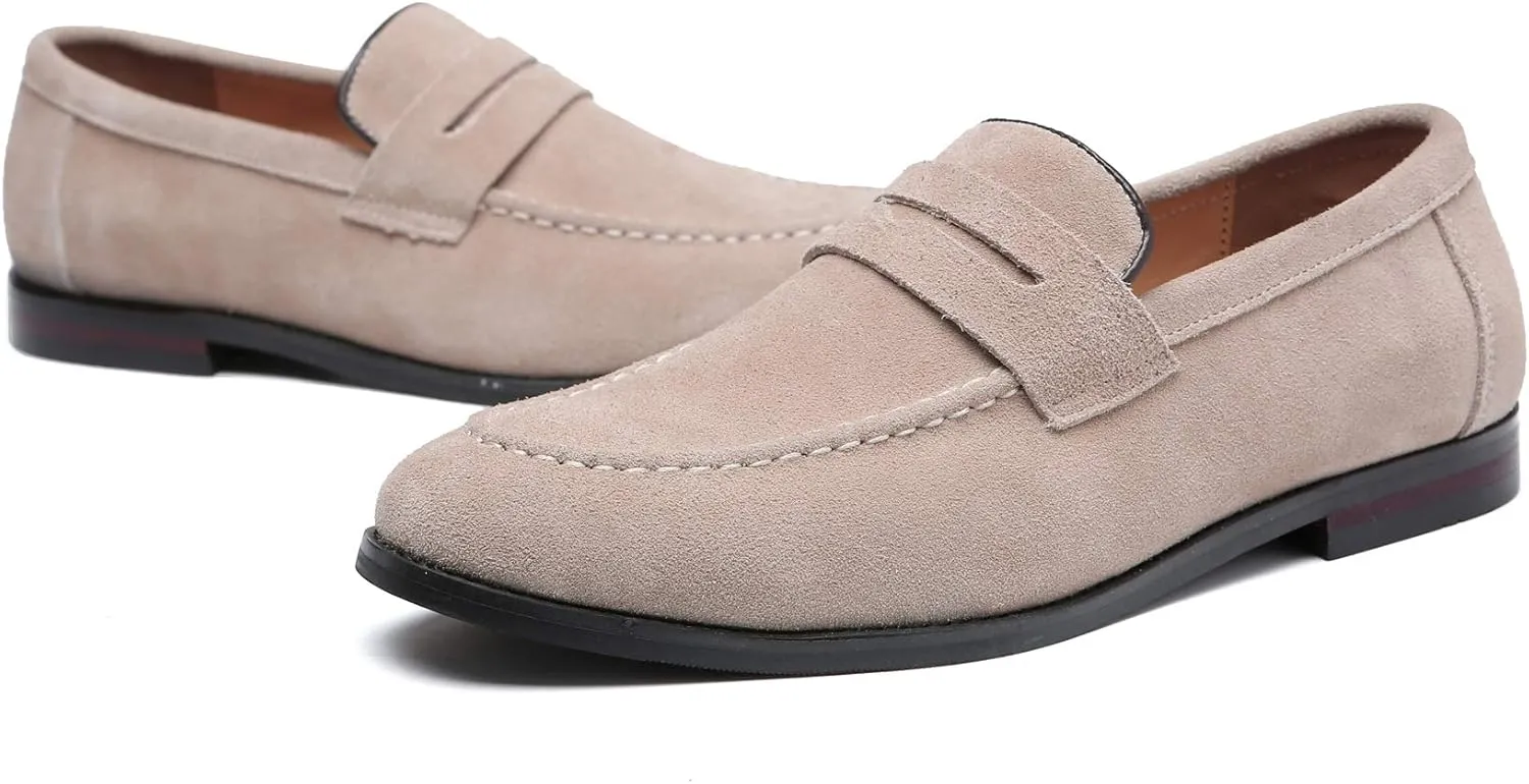 Mens Driving Moccasins Penny Slip On Loafers Classic Comfortable Casual Driving Shoes Boat Shoes for Men