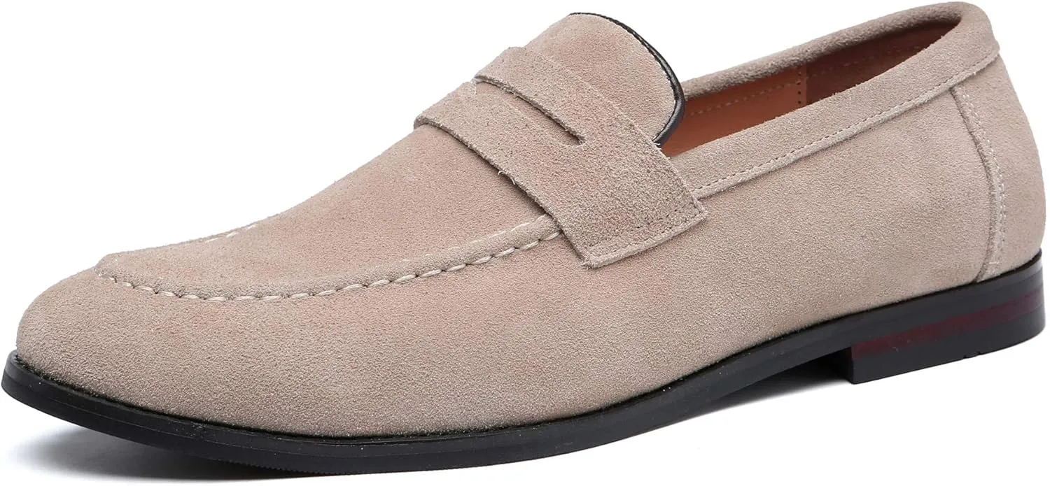 Mens Driving Moccasins Penny Slip On Loafers Classic Comfortable Casual Driving Shoes Boat Shoes for Men