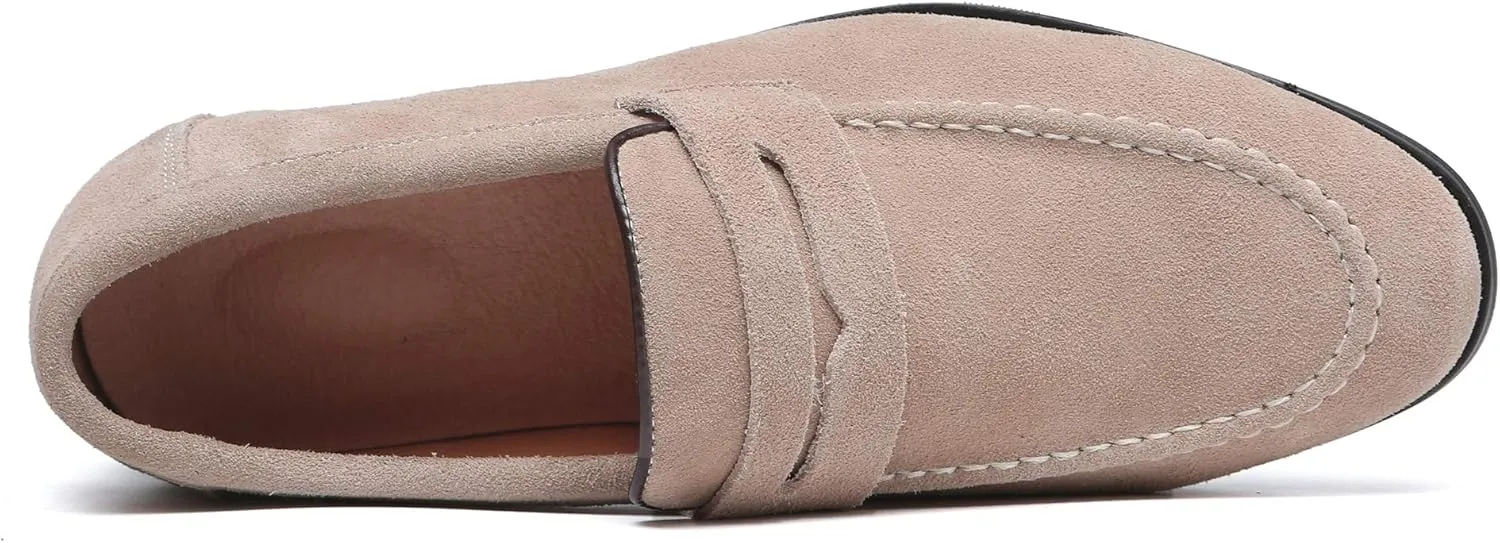 Mens Driving Moccasins Penny Slip On Loafers Classic Comfortable Casual Driving Shoes Boat Shoes for Men
