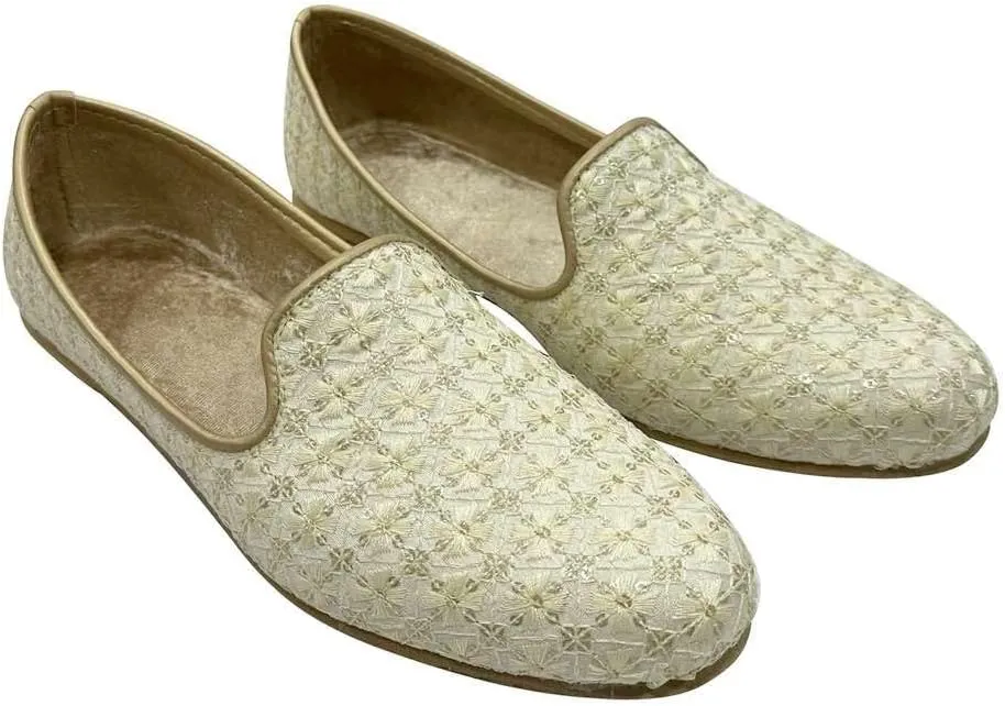 Men's Ethnic Jutti - Handcrafted Traditional Indian Footwear - Stylish & Comfortable Loafers Shoes for Weddings & Casual Wear