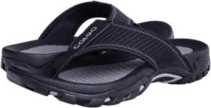 Mens Flip Flops Comfort Sport Thong Sandals for Indoor Outdoor Casual Beach Flip Flops for Men with Arch Support