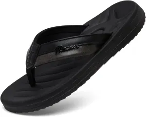 Men's Flip Flops Sandal Casual Comfortable Outdoor Thong Sandals for Men Summer Beach Slides Lightweight Non-Slip Shoes with Soft Cushion Arch Support