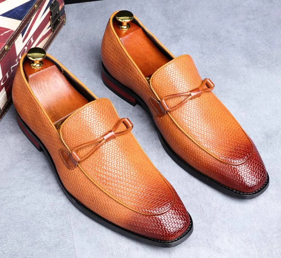 Mens Loafer Slip On Driving Shoes Soft Penny Loafers Classy Formal Patent Leather Dress Shoes