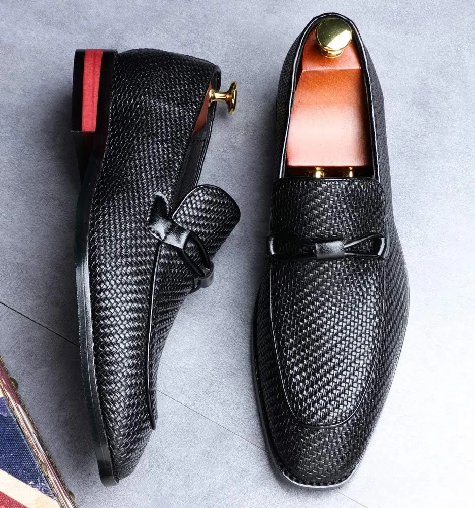 Mens Loafer Slip On Driving Shoes Soft Penny Loafers Classy Formal Patent Leather Dress Shoes