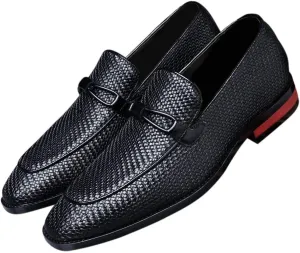 Mens Loafer Slip On Driving Shoes Soft Penny Loafers Classy Formal Patent Leather Dress Shoes