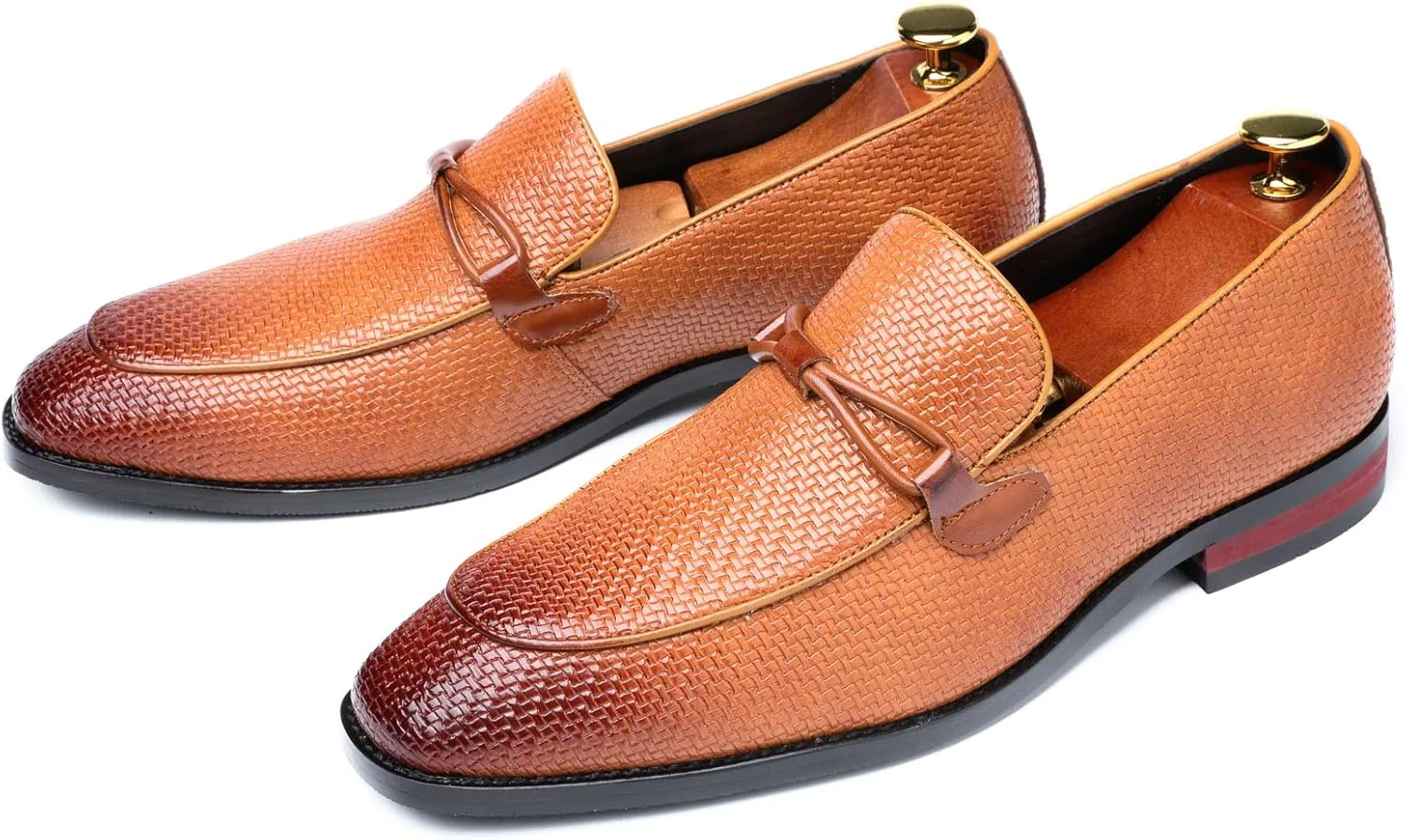 Mens Loafer Slip On Driving Shoes Soft Penny Loafers Classy Formal Patent Leather Dress Shoes