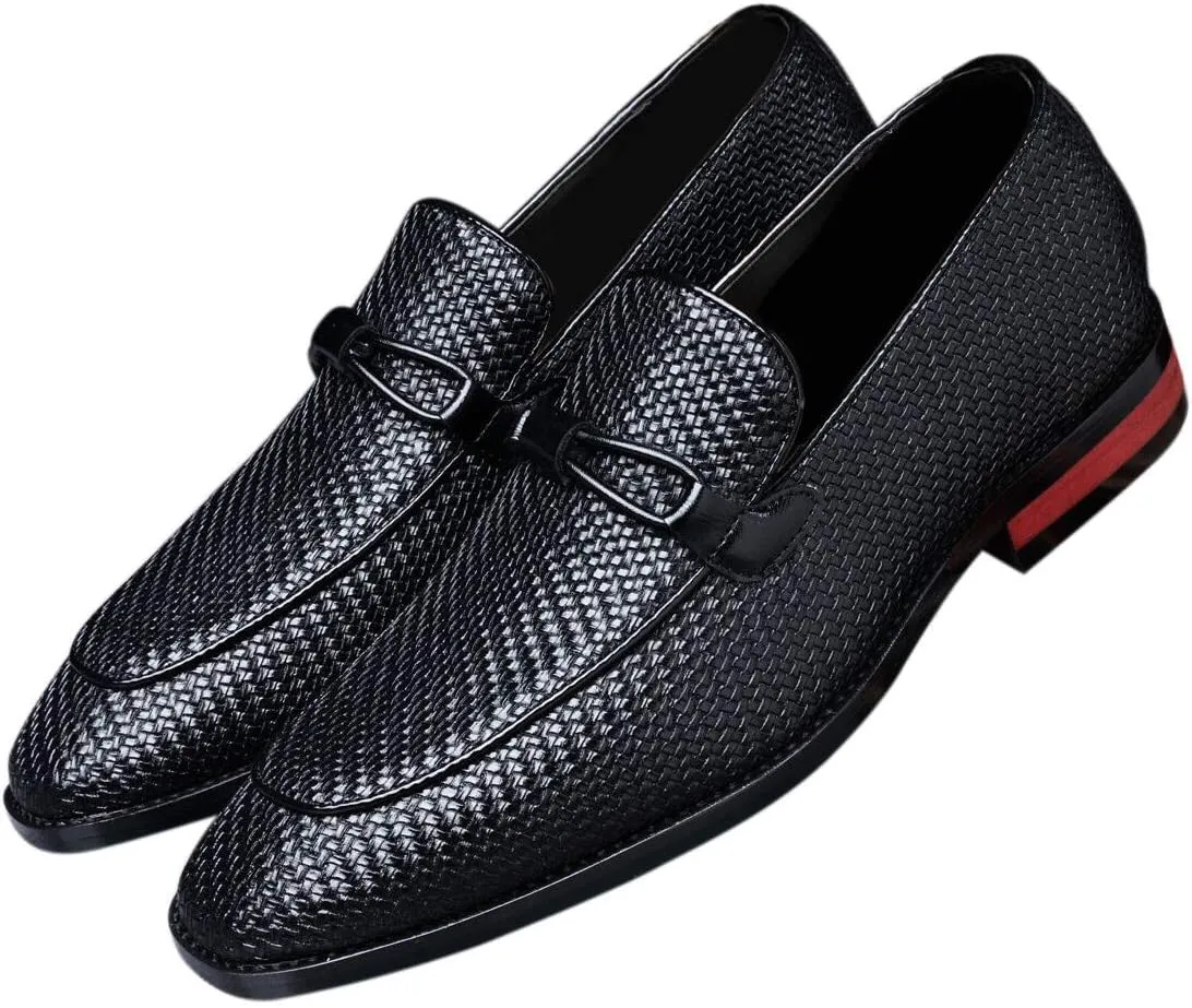 Mens Loafer Slip On Driving Shoes Soft Penny Loafers Classy Formal Patent Leather Dress Shoes
