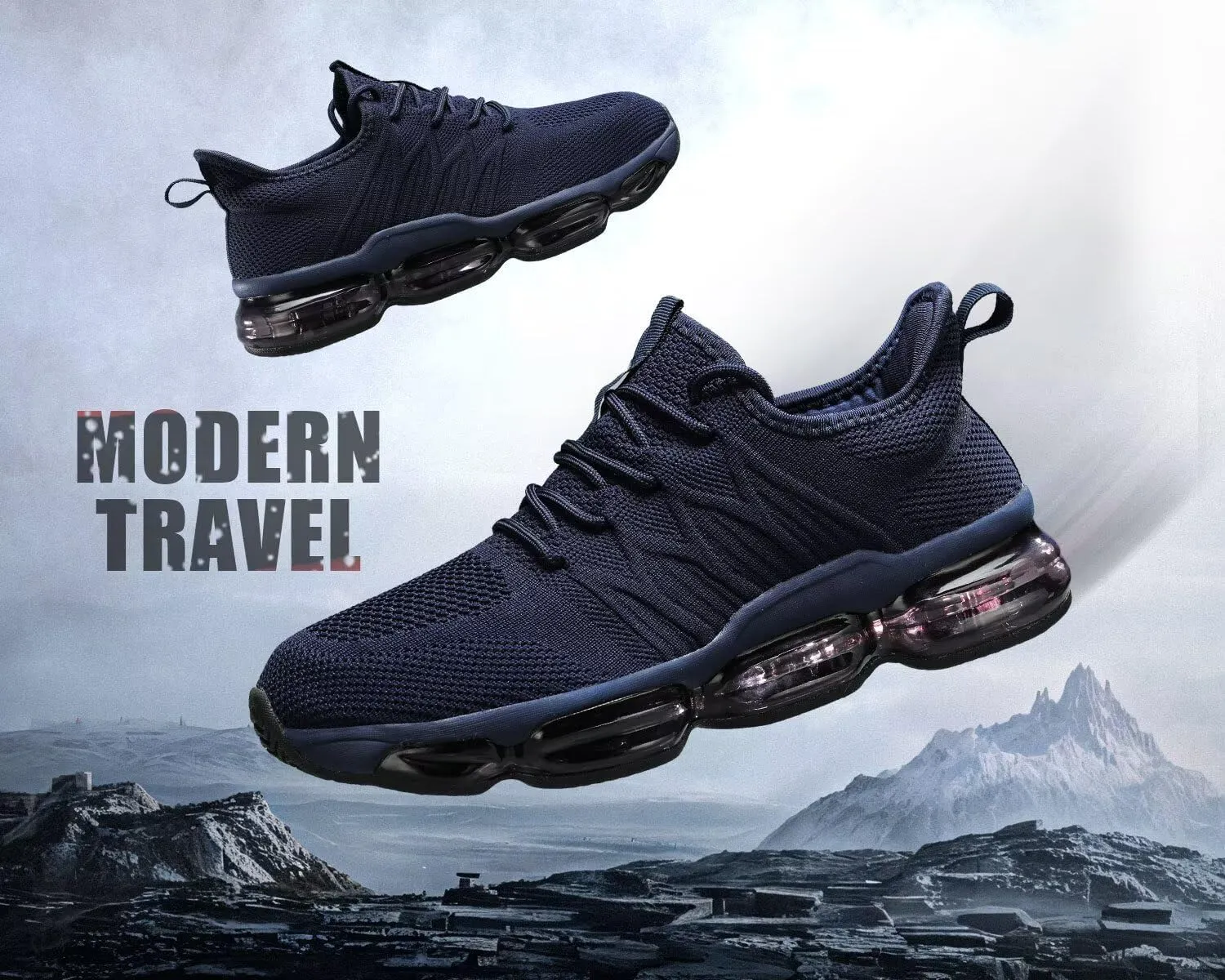 Mens Running Shoes Air Cushion Walking Basketball Sneakers Fashion Tennis Breathable Sport Gym Fitness Cross Trainers