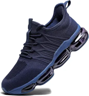 Mens Running Shoes Air Cushion Walking Basketball Sneakers Fashion Tennis Breathable Sport Gym Fitness Cross Trainers
