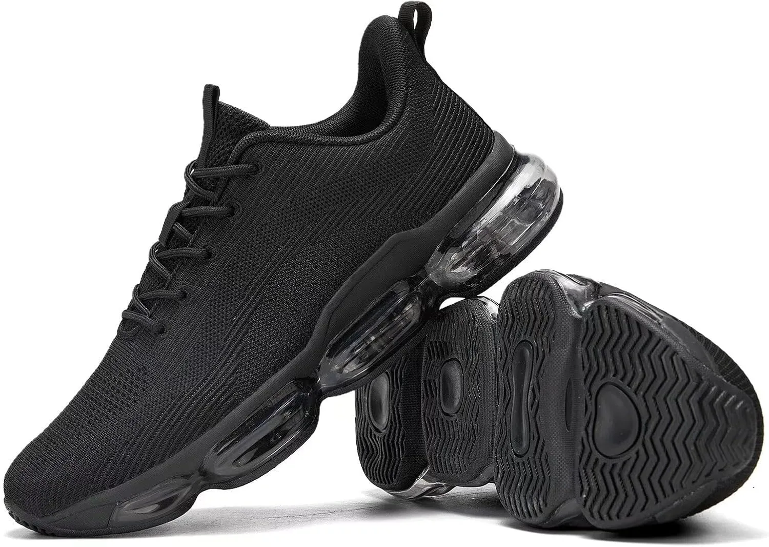 Mens Running Shoes Air Low Top Comfort Walking Lace Up Sneakers Breathable Fashion Tennis Sport Gym Fitness Cross Trainers