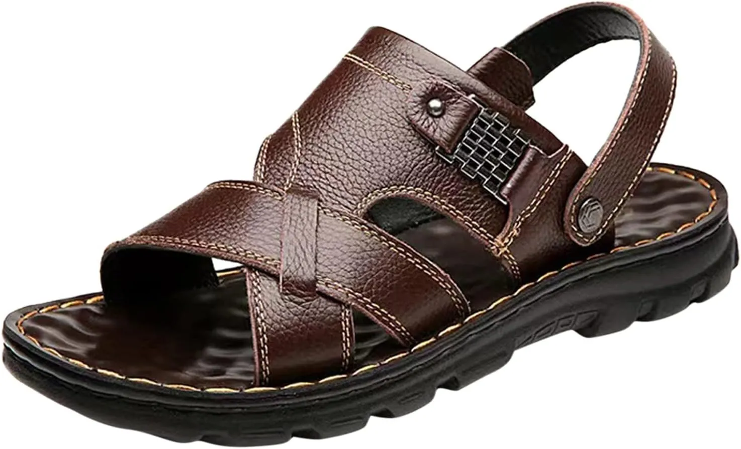 Men's Sandals 2024 Men Sandals Athletic Summer Beach Slipper Slides Shoes Outdoor Hiking Thong Flip Flops Sandals
