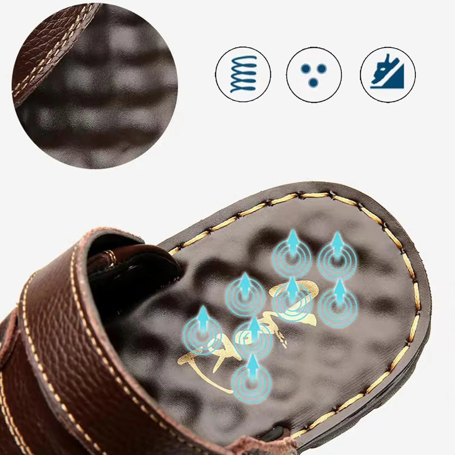 Men's Sandals 2024 Men Sandals Athletic Summer Beach Slipper Slides Shoes Outdoor Hiking Thong Flip Flops Sandals