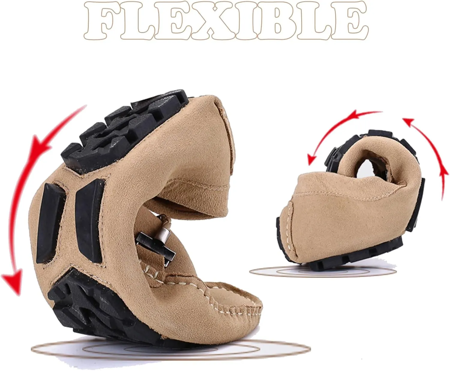 Men's Suede Leather Dress Loafers Slip On Casual Shoes Lightweight Soft Penny Loafers Driving Shoes Classic Moccasins