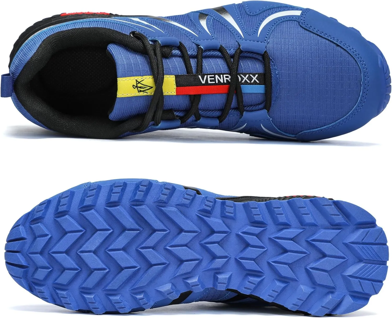 Men's Trail Running Shoes Lightweight Breathable-Mesh Non-Slip for Hiking & Walking Fashion Sneakers