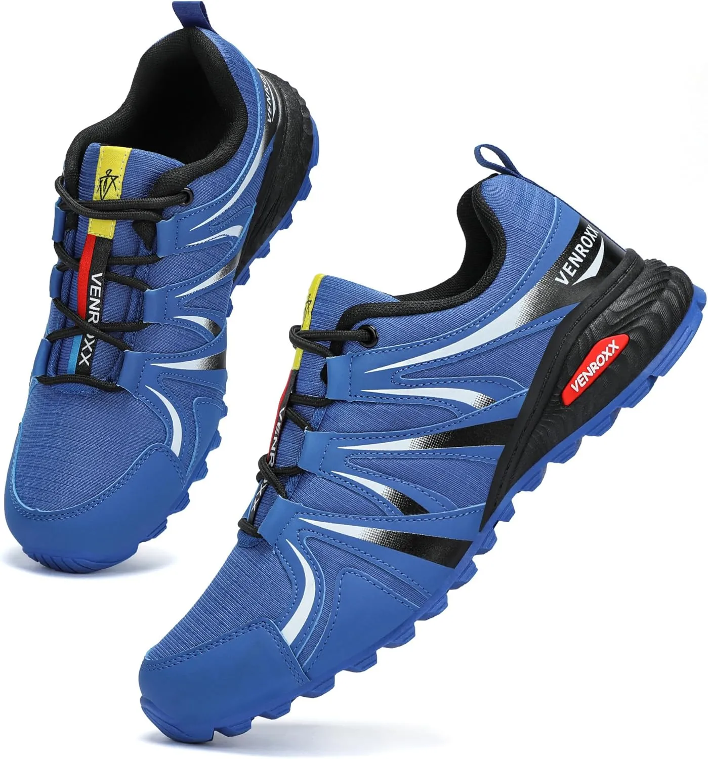 Men's Trail Running Shoes Lightweight Breathable-Mesh Non-Slip for Hiking & Walking Fashion Sneakers
