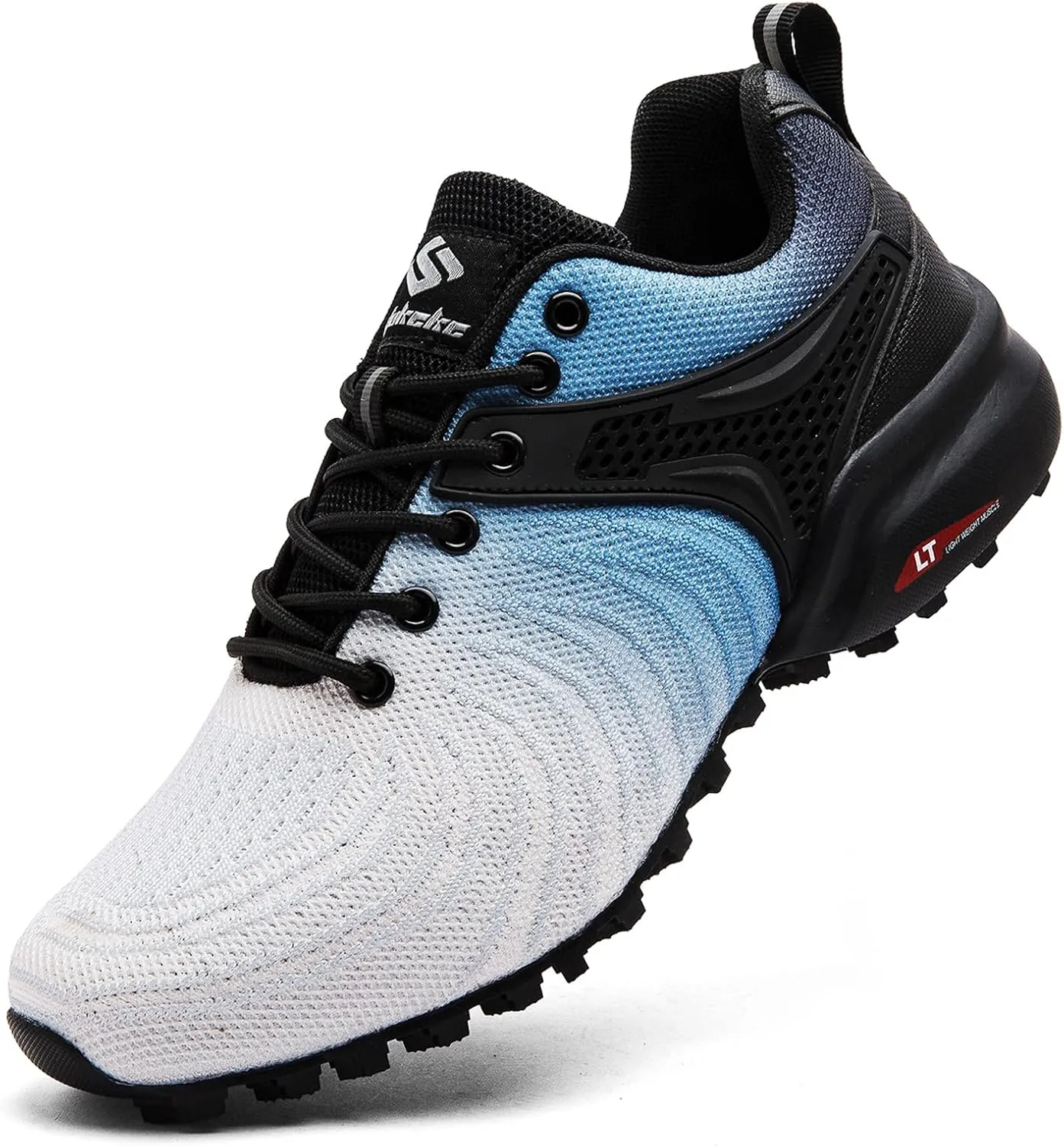 Men's Trail Running Shoes Lightweight Breathable Walking Sneakers Outdoor Athletic Running Tennis Cross Training Shoes