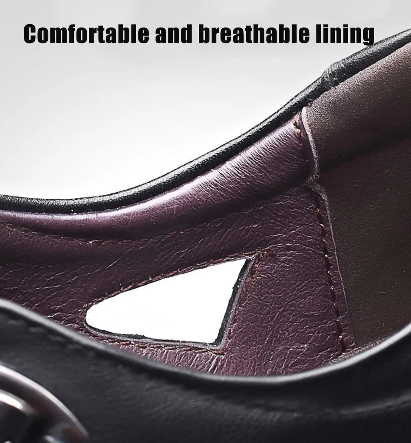 Men's Walking Sandals Outdoor Hiking Sandals Closed Toe Business Sandals Summer Beach Shoes