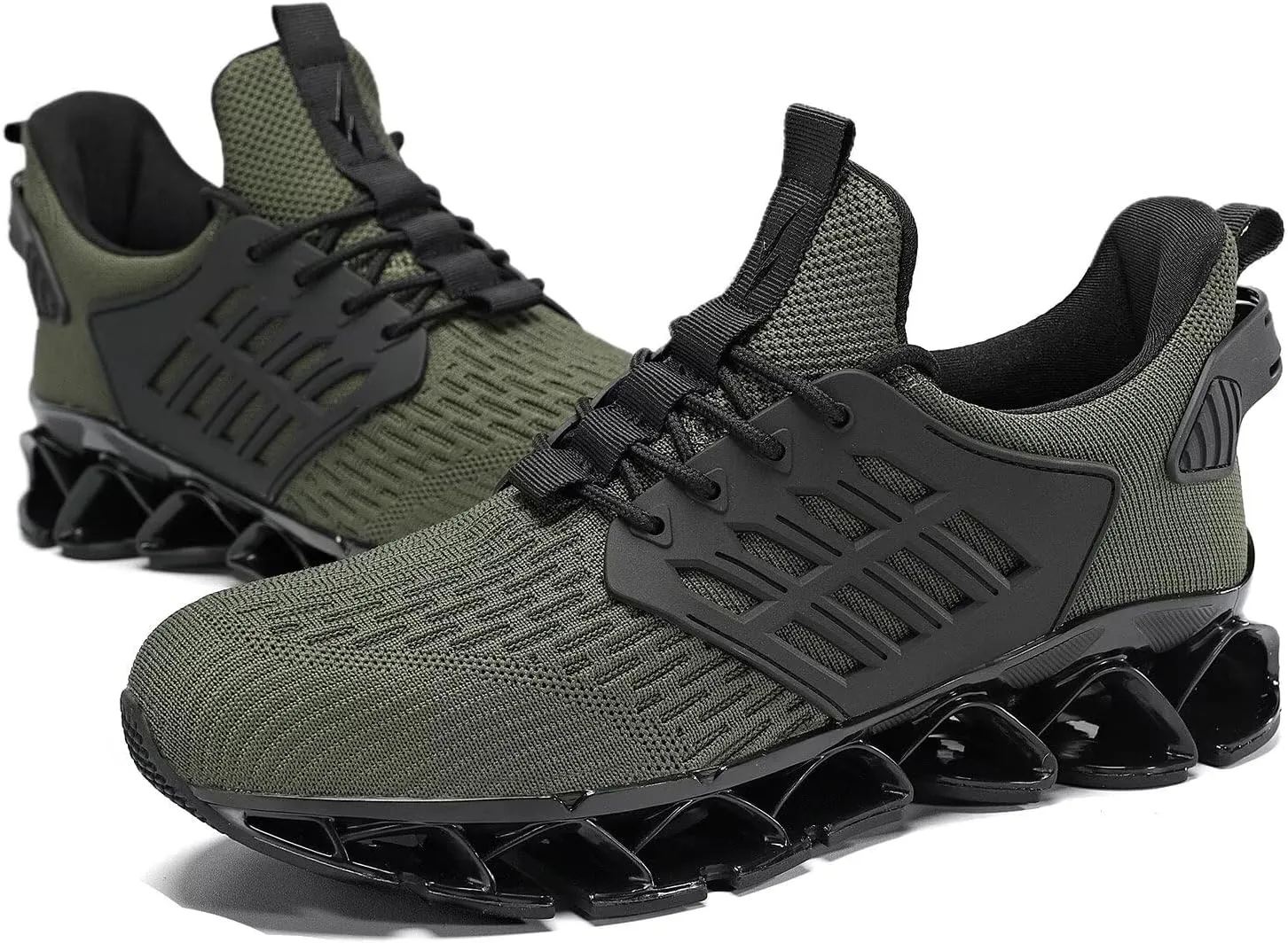 Mens Walking Shoes Slip on Blade Tennis Casual Fashion Trail Running Sneakers Comfort Non Slip Work Sport Athletic Trainers