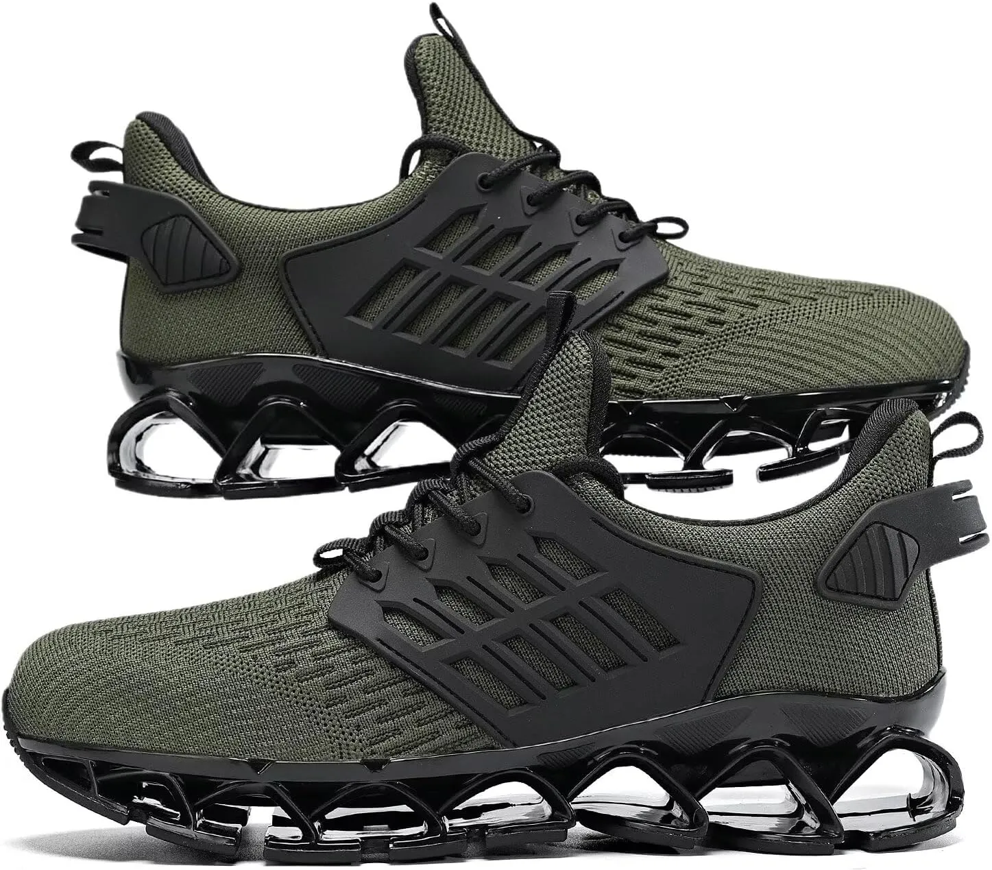 Mens Walking Shoes Slip on Blade Tennis Casual Fashion Trail Running Sneakers Comfort Non Slip Work Sport Athletic Trainers