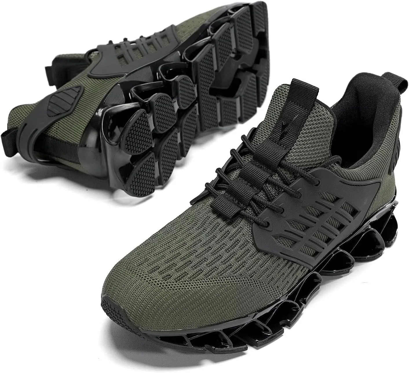 Mens Walking Shoes Slip on Blade Tennis Casual Fashion Trail Running Sneakers Comfort Non Slip Work Sport Athletic Trainers