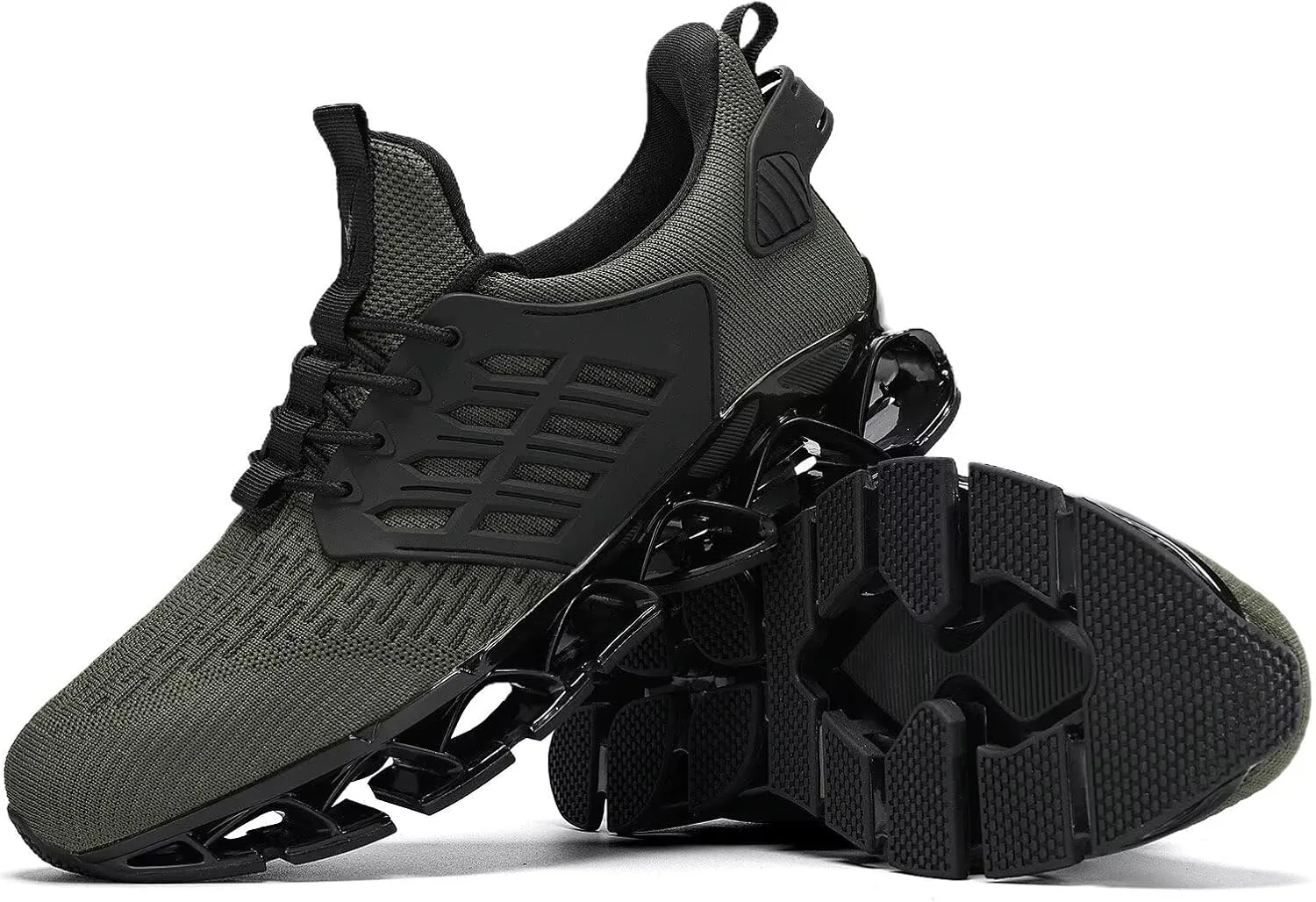 Mens Walking Shoes Slip on Blade Tennis Casual Fashion Trail Running Sneakers Comfort Non Slip Work Sport Athletic Trainers