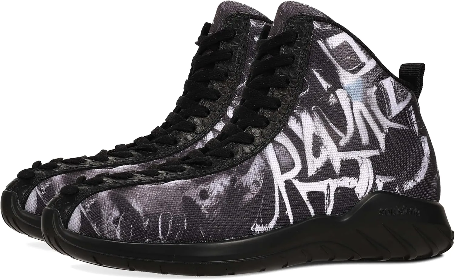 Men's Women's High Top Sneakers Unique Lace Up Lightweight Non Slip Outdoor Basketball Shoes
