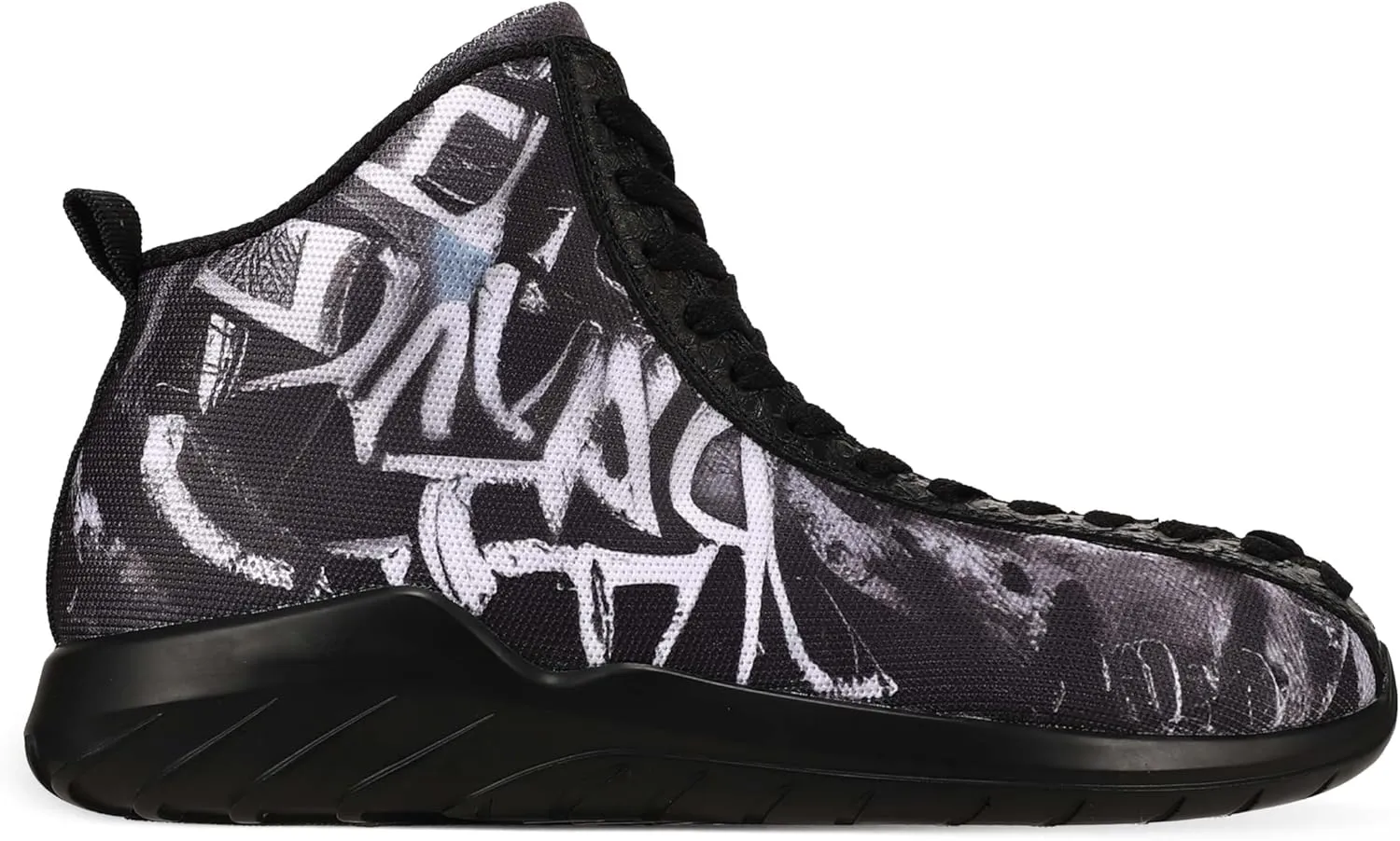 Men's Women's High Top Sneakers Unique Lace Up Lightweight Non Slip Outdoor Basketball Shoes