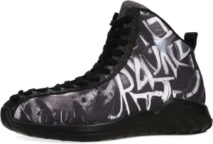Men's Women's High Top Sneakers Unique Lace Up Lightweight Non Slip Outdoor Basketball Shoes