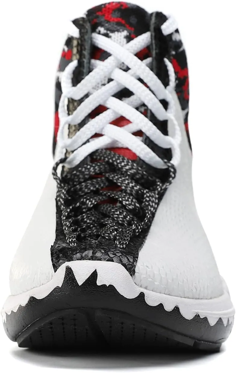 Men's Women's High Top Sneakers Unique Lace Up Lightweight Non Slip Outdoor Basketball Shoes