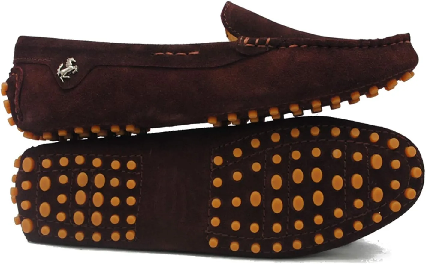 Minishion Loafers for Women Comfortable Suede Driving Shoes YB9601