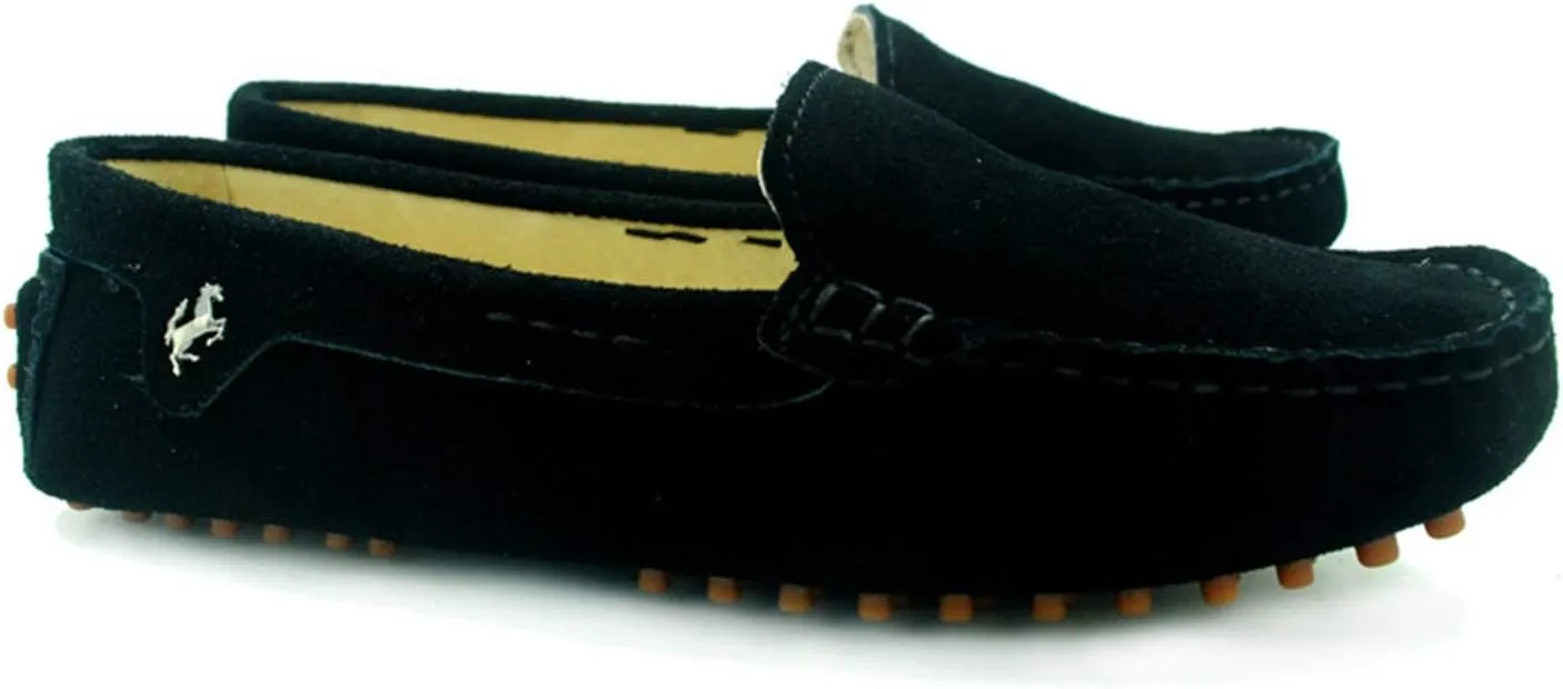 Minishion Loafers for Women Comfortable Suede Driving Shoes YB9601