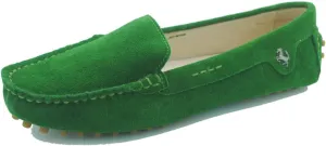 Minishion Loafers for Women Comfortable Suede Driving Shoes YB9601