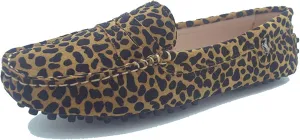 Minishion Women's Casual Loafers Suede Comfortable Driving Shoes YB9603