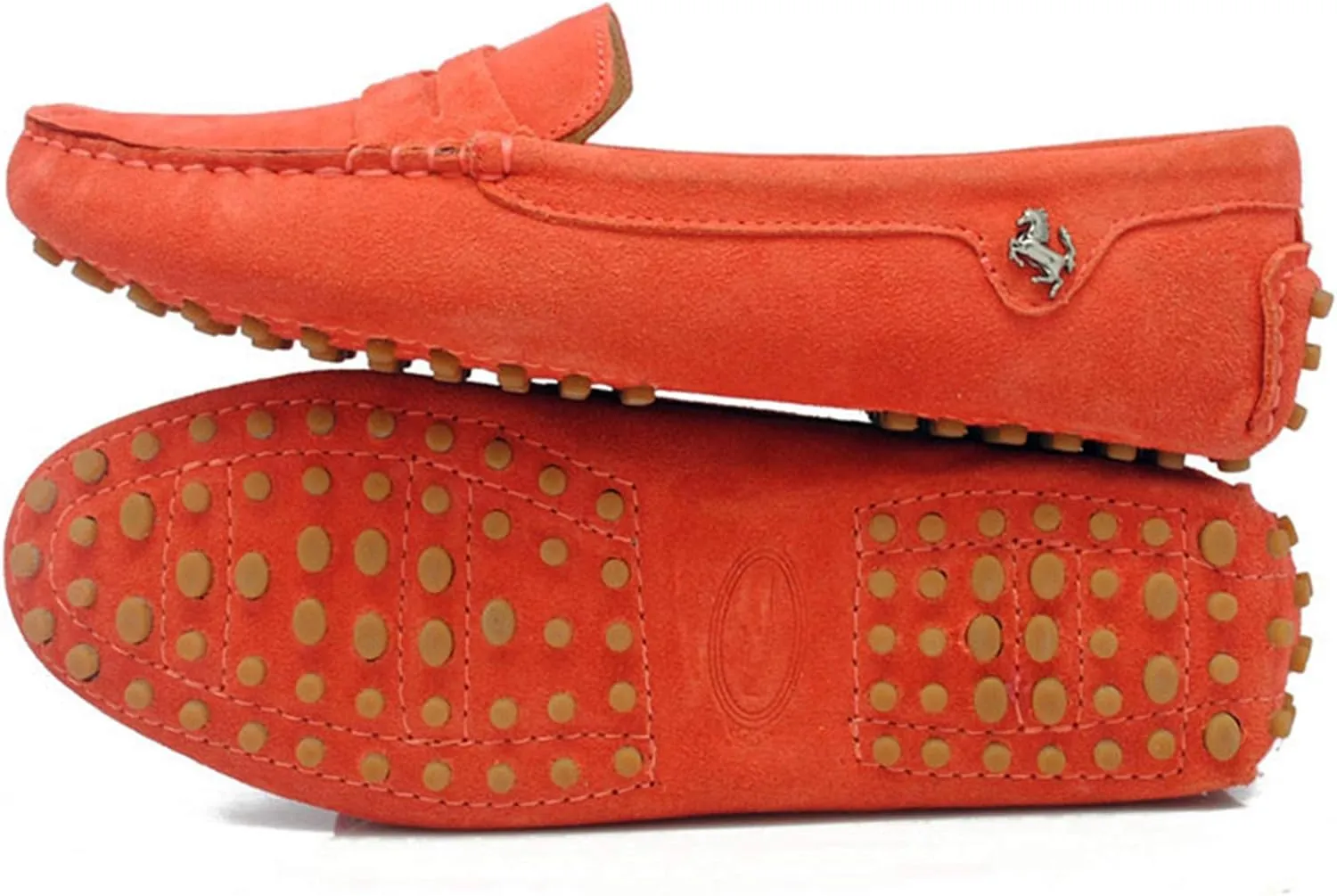Minishion Women's Casual Loafers Suede Comfortable Driving Shoes YB9603