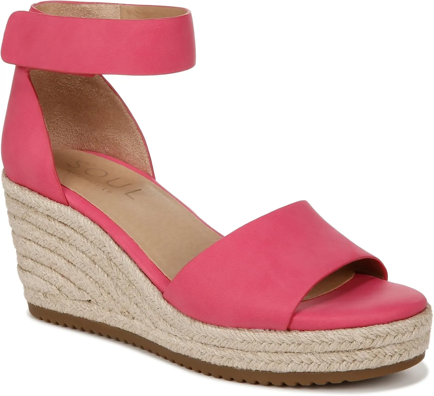 Naturalizer Soul Women's Oakley Ankle Strap Wedge Sandal