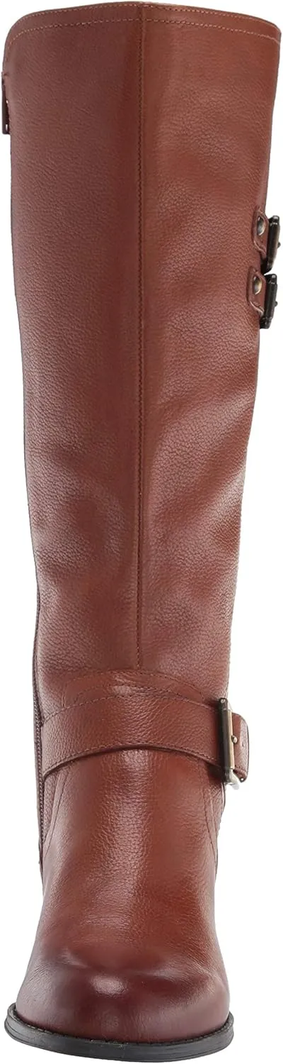 Naturalizer Women's Jessie Knee High Buckle Detail Riding Boot